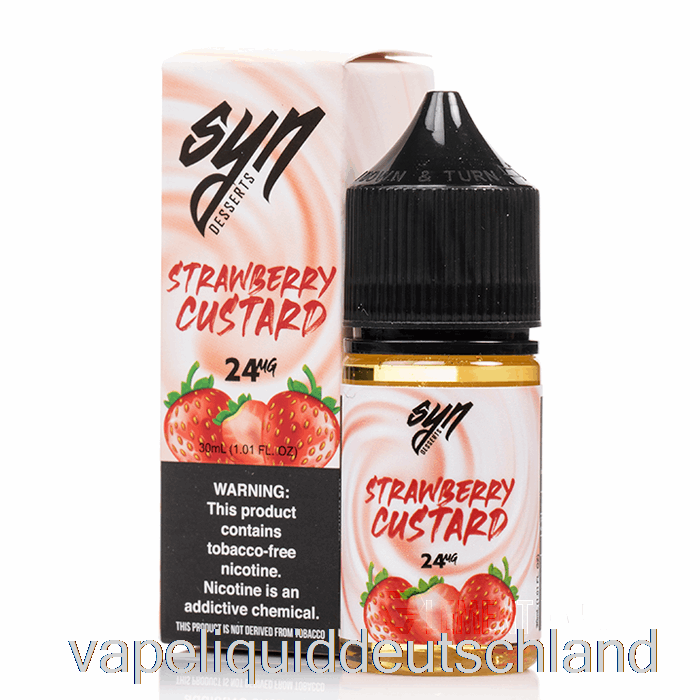 Erdbeercreme – Syn-Salze – 30 Ml, 48 Mg Vape-Flüssigkeit
